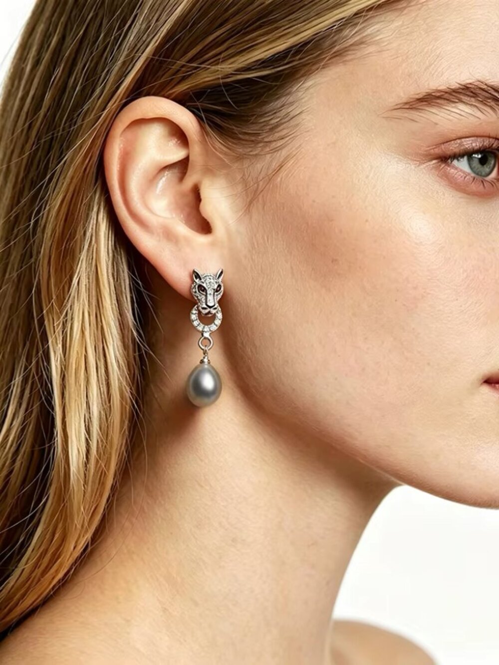 Genuine Freshwater Animal Holds Pearl Drop Earrings Classic Elegant Modern Flair